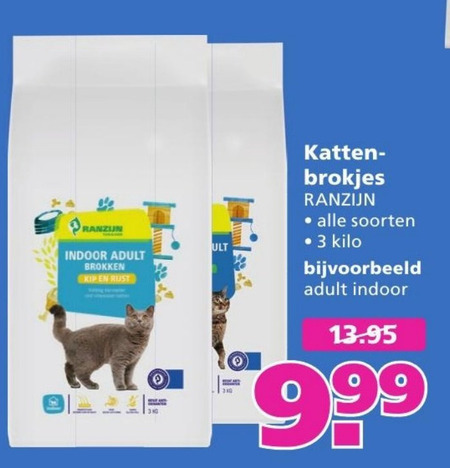 Ranzijn Huismerk   kattenvoer folder aanbieding bij  Ranzijn Tuin en Dier - details