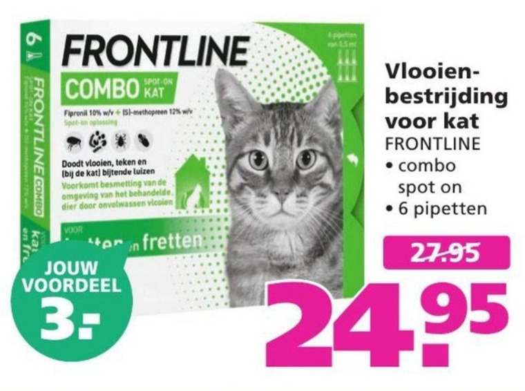 Nadeel Vrijstelling Inspecteren Frontline vlooienband folder aanbieding bij Ranzijn Tuin en Dier - details