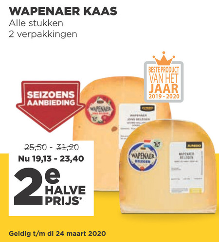 Wapenaer   kaas folder aanbieding bij  Jumbo - details
