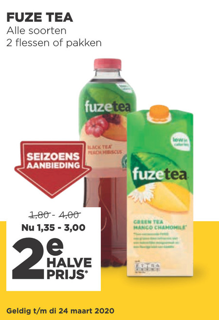 Fuze Tea   ice tea folder aanbieding bij  Jumbo - details