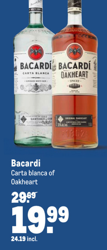 Bacardi   rum folder aanbieding bij  Makro - details