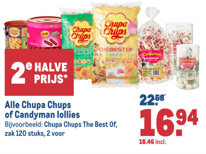 Candyman   lollie folder aanbieding bij  Makro - details