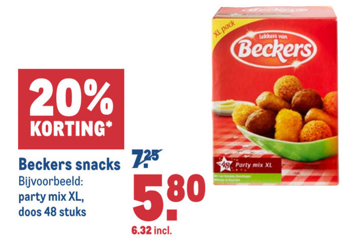 Beckers   frikandellen, worstenbroodjes folder aanbieding bij  Makro - details