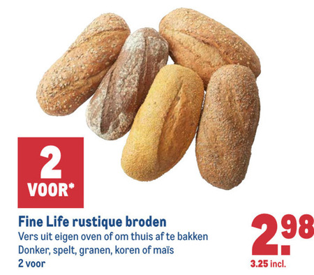 Fine Life   brood folder aanbieding bij  Makro - details