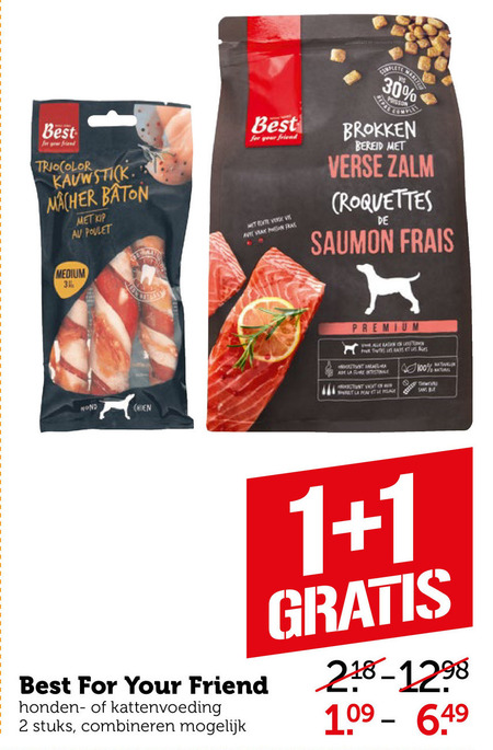 Best for your Friend   hondenvoer folder aanbieding bij  Coop - details