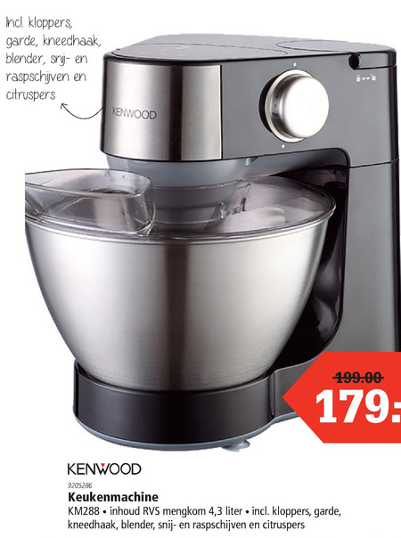 Kenwood   keukenmachine folder aanbieding bij  Marskramer - details