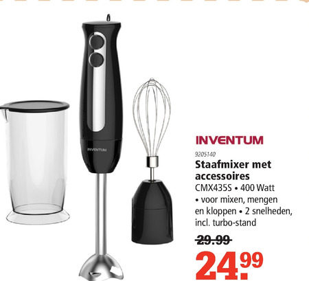 Inventum   staafmixer folder aanbieding bij  Marskramer - details