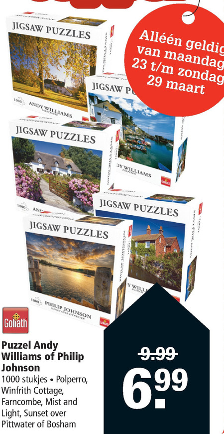 Goliath   legpuzzel folder aanbieding bij  Marskramer - details