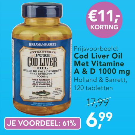 Holland and Barrett   voedingssupplement folder aanbieding bij  Holland & Barrett - details