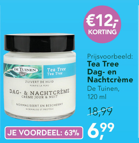 De Tuinen Huismerk   dagcreme, nachtcreme folder aanbieding bij  Holland & Barrett - details