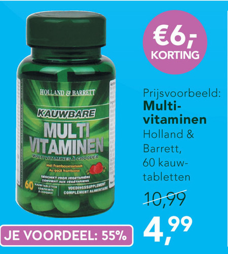 Holland and Barrett   multivitaminen folder aanbieding bij  Holland & Barrett - details