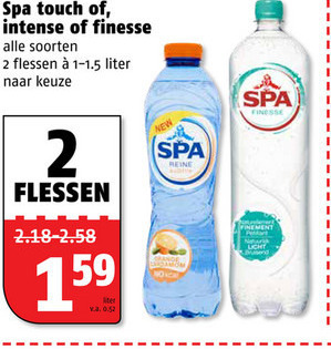 Spa en Fruit   mineraalwater, fruitdrank folder aanbieding bij  Poiesz - details