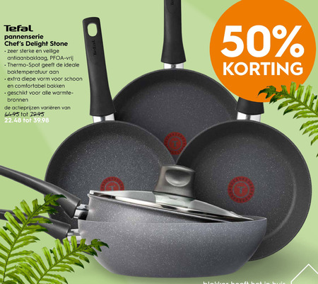 Tefal wokpan, folder bij Blokker - details