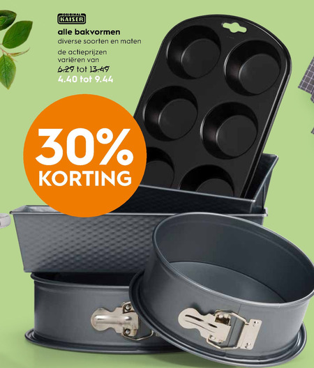 Kaiser   bakvormpje, springvorm folder aanbieding bij  Blokker - details