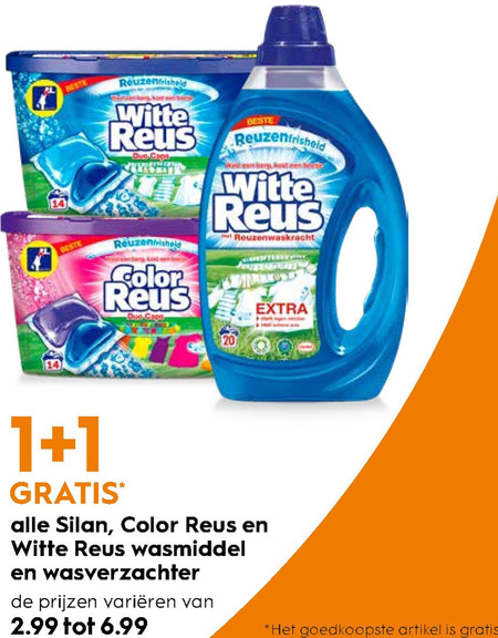 Color Reus   wasverzachter, wasmiddel folder aanbieding bij  Blokker - details