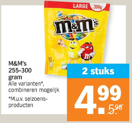 M en Ms   chocoladepindas, chocolade folder aanbieding bij  Albert Heijn - details