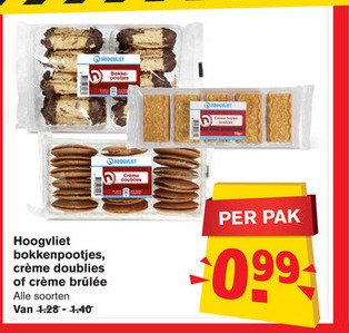 Hoogvliet Huismerk   biscuits folder aanbieding bij  Hoogvliet - details