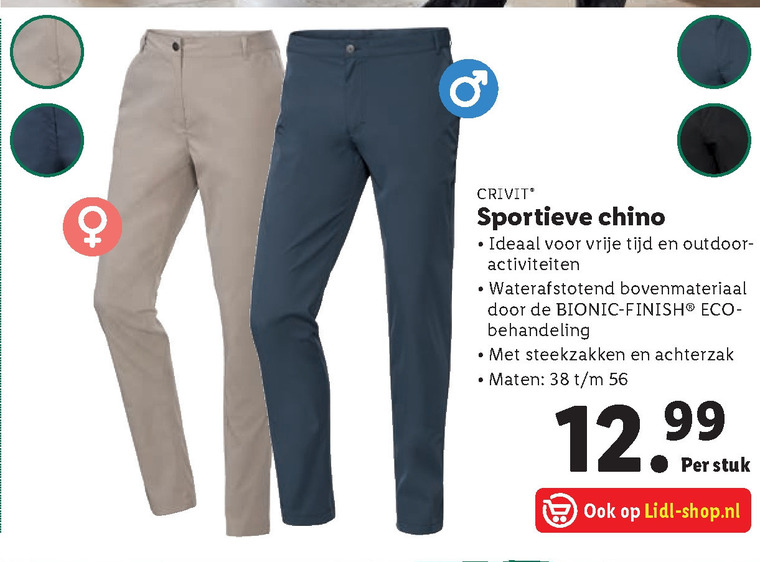 Crivit   wandelbroek, herenbroek folder aanbieding bij  Lidl - details