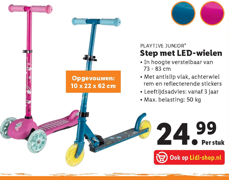 Playtive   kinderstep folder aanbieding bij  Lidl - details