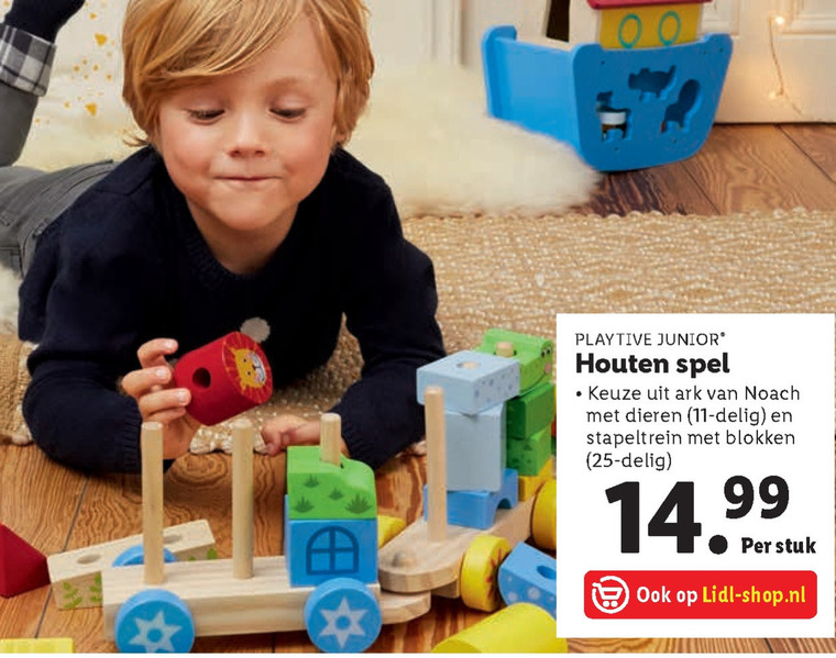 Playtive   houten speelgoed folder aanbieding bij  Lidl - details