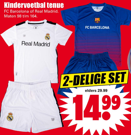 FC Barcelona   jongens voetbalkleding folder aanbieding bij  Dirk - details