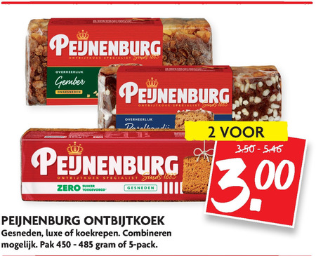Peijnenburg   ontbijtkoek folder aanbieding bij  Dekamarkt - details