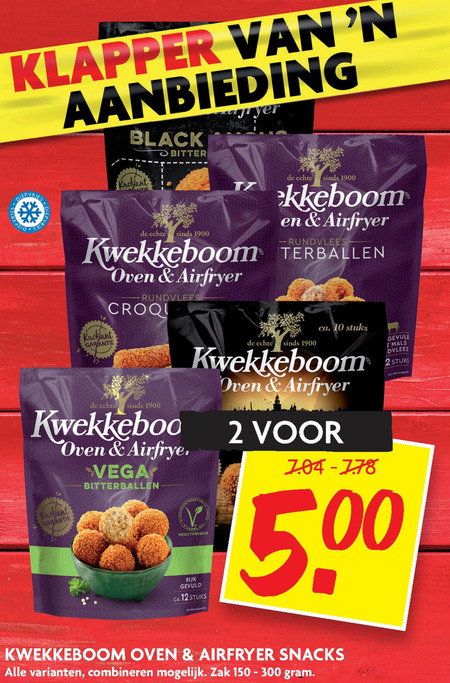 Kwekkeboom   snack, kroket folder aanbieding bij  Dekamarkt - details