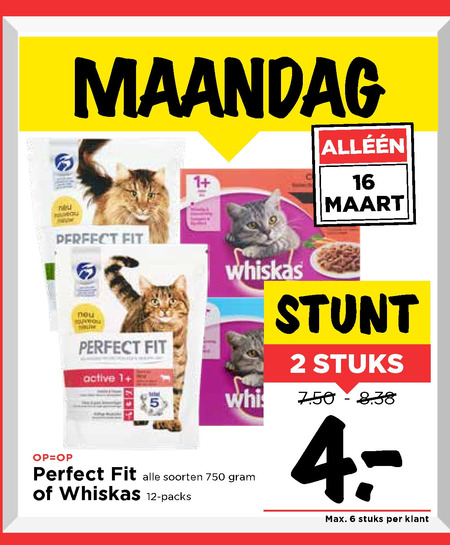 Whiskas   kattenvoer folder aanbieding bij  Vomar - details