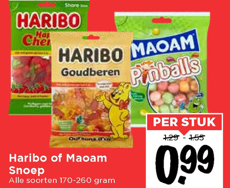 Haribo   snoep folder aanbieding bij  Vomar - details