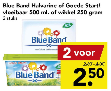 Blue Band   margarine, olie en vetten folder aanbieding bij  Deen - details