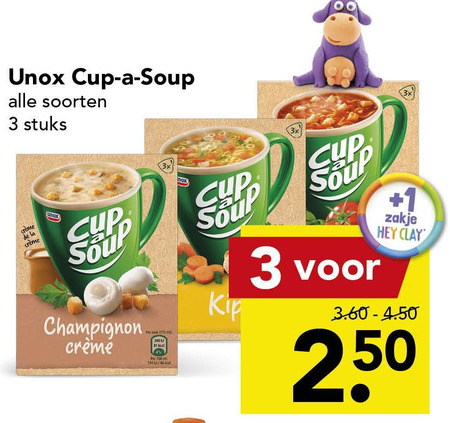 Cup a Soup   soep folder aanbieding bij  Deen - details