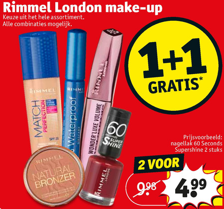 Rimmel   oogschaduw, foundation folder aanbieding bij  Kruidvat - details