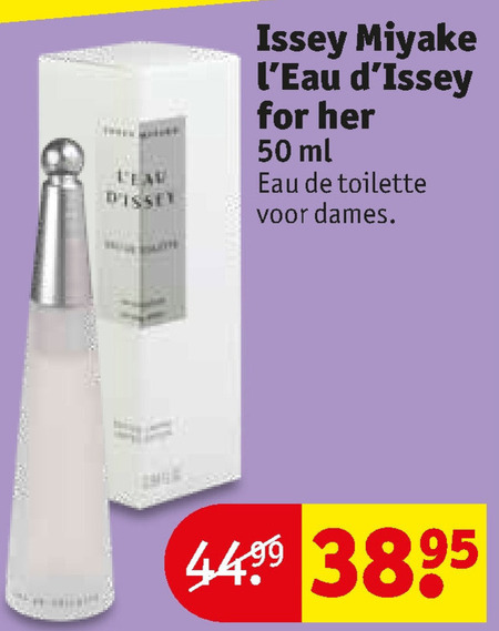 Issey Miyake   eau de toilette folder aanbieding bij  Kruidvat - details