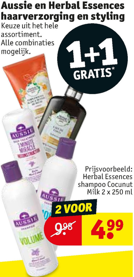 Herbal Essences   shampoo, conditioner folder aanbieding bij  Kruidvat - details