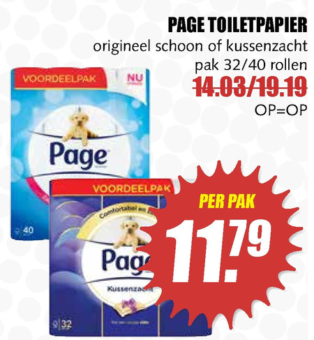 Page   toiletpapier folder aanbieding bij  MCD Supermarkt Basis - details