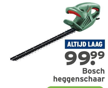 Bosch heggenschaar folder aanbieding Gamma -