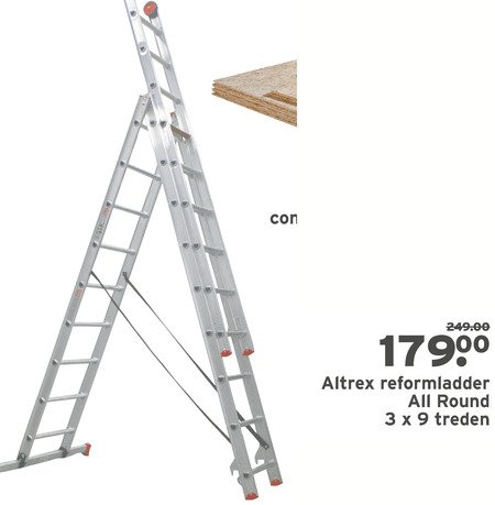 ladder folder aanbieding bij Gamma - details