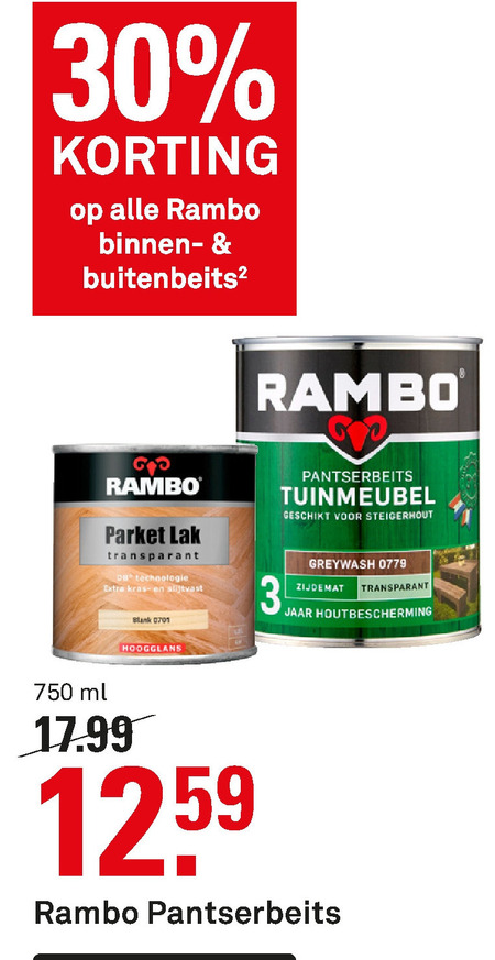 Rambo   beits folder aanbieding bij  Karwei - details