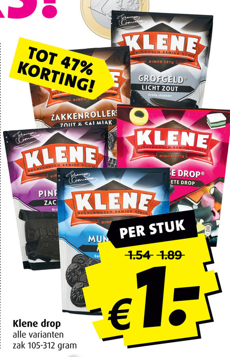 Klene   drop folder aanbieding bij  Boni - details