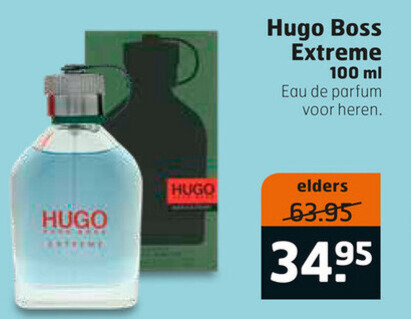 Hugo Boss   eau de parfum folder aanbieding bij  Trekpleister - details