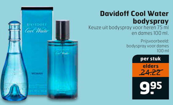 Davidoff   eau de toilette folder aanbieding bij  Trekpleister - details