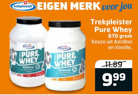 Trekpleister Huismerk   sportvoeding folder aanbieding bij  Trekpleister - details