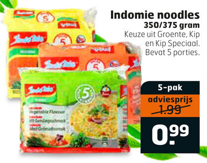 Indomie   noodles folder aanbieding bij  Trekpleister - details