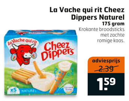 La Vache Qui Rit   kaassnacks folder aanbieding bij  Trekpleister - details