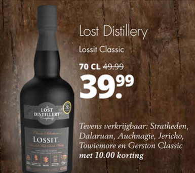 Lost Distillery   whisky folder aanbieding bij  Mitra - details