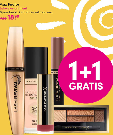 Max Factor   oogpotlood, oogschaduw folder aanbieding bij  DA - details