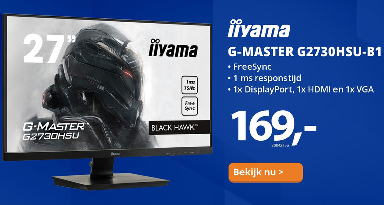 IIyama   monitor folder aanbieding bij  Paradigit - details