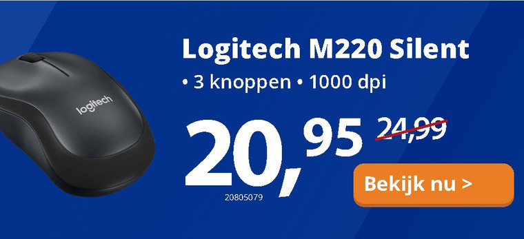 Logitech   muis folder aanbieding bij  Paradigit - details