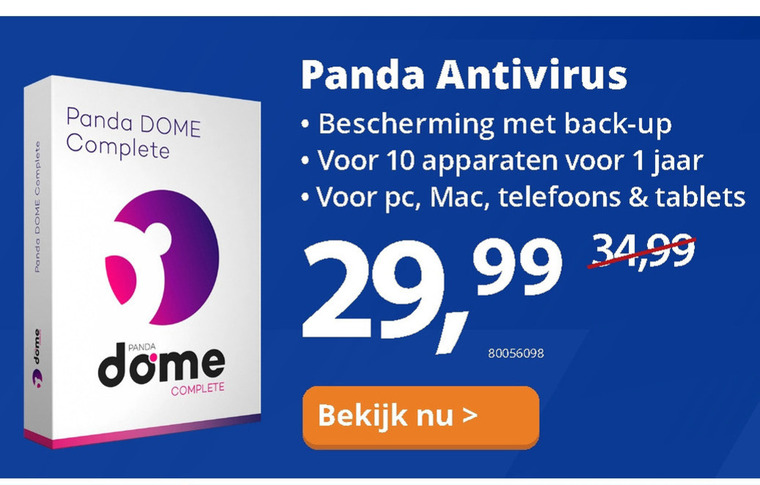 Panda   software folder aanbieding bij  Paradigit - details