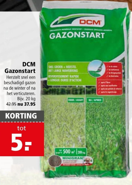 DCM   gazonmest folder aanbieding bij  Welkoop - details